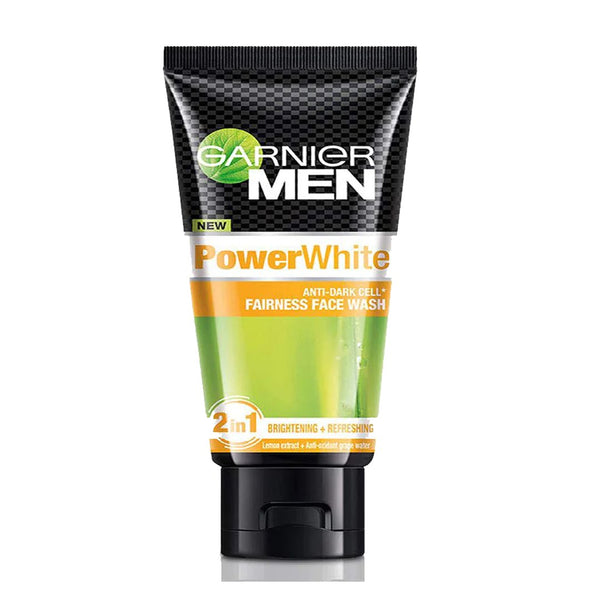 Garnier Men Power White Fairness Face Wash, 50ml - My Vitamin Store