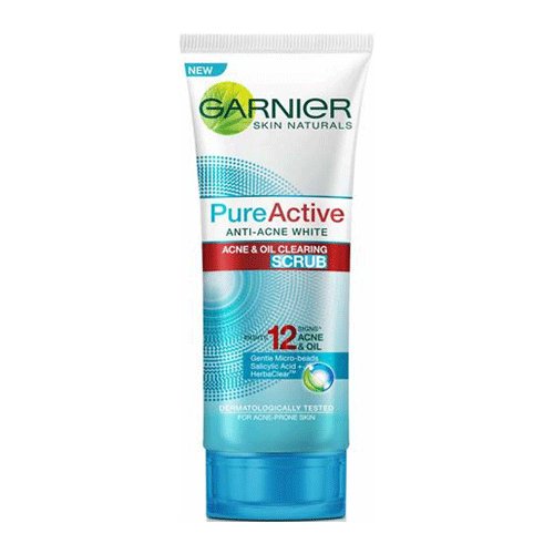 Garnier Pure Active Acne & Oil Clearing Scrub, 100ml - My Vitamin Store