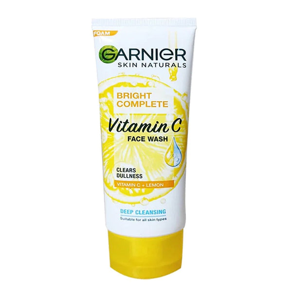 Garnier Skin Naturals Bright Complete Foam Face Wash, 100ml - My Vitamin Store