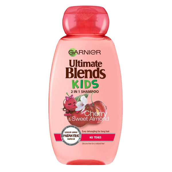 Garnier Ultimate Blends Kids Cherry & Sweet Almond 2-in-1 Shampoo, 250ml - My Vitamin Store