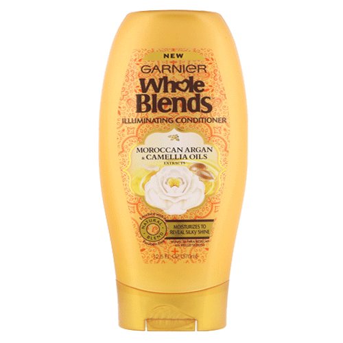 Garnier Whole Blends Illuminating Conditioner with Moroccan Argan & Camellia Oils Extracts, 370ml - My Vitamin Store