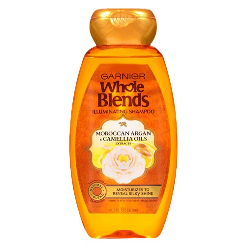 Garnier Whole Blends Illuminating Shampoo with Moroccan Argan Oil & Camellia Oils, 370ml - My Vitamin Store