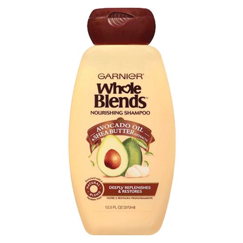 Garnier Whole Blends Nourishing Shampoo with Avocado Oil & Shea Butter, 370ml - My Vitamin Store
