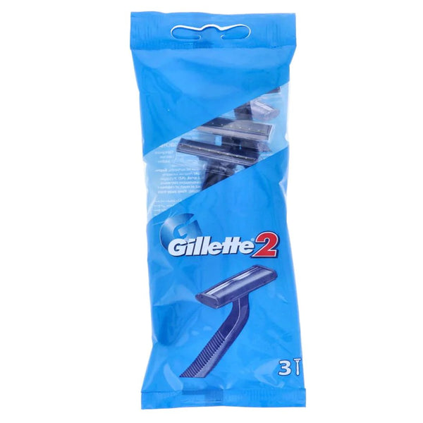 Gillette 2 Disposable Razor, 3 Ct - My Vitamin Store