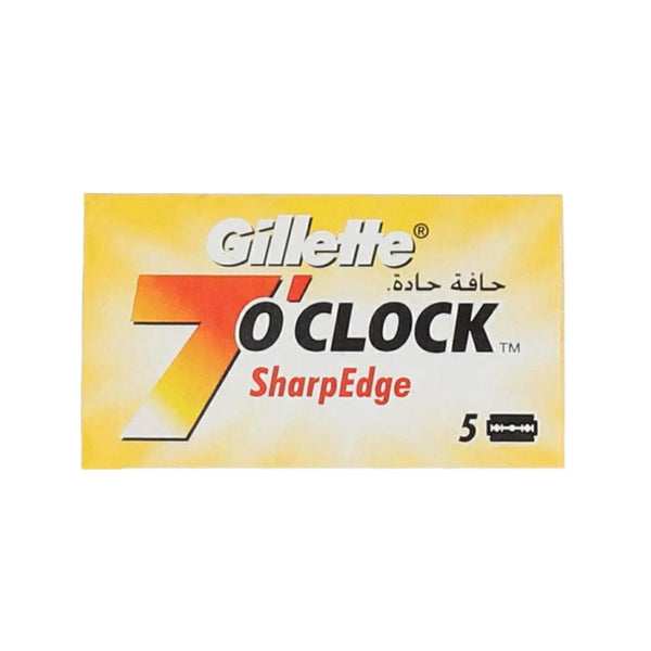 Gillette 7 O'Clock Sharp Edge Razor Blades, 5 Ct - My Vitamin Store