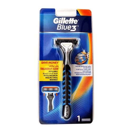 Gillette Blue 3 System Shaving Razor, 1 Ct - My Vitamin Store