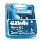 Gillette Mach3 Turbo Razor Blade Refills, 2 Ct - My Vitamin Store