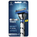 Gillette Mach3 Turbo Razor with 1 Extra Blade Refill - My Vitamin Store