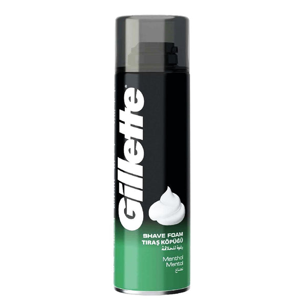 Gillette Menthol Shave Foam, 200ml - My Vitamin Store