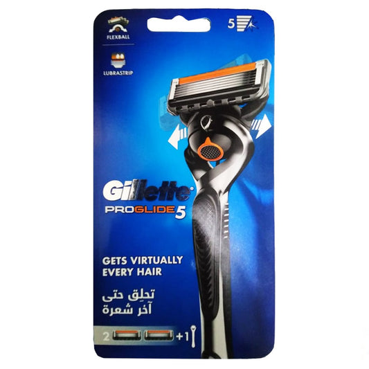 Gillette Proglide5 Men's Razor with 1 Extra Blade Refill - My Vitamin Store