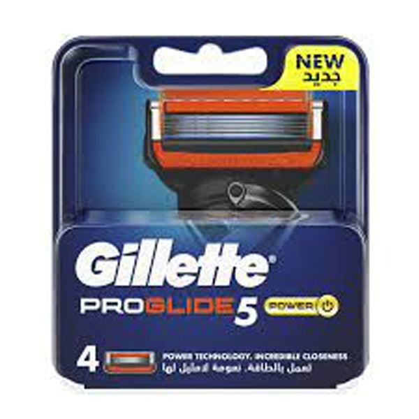 Gillette Proglide5 Power Men's Razor Blade Refills, 4 Ct - My Vitamin Store