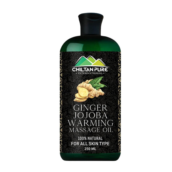Ginger Jojoba Warming Massage Oil, 250ml - Chiltan Pure - My Vitamin Store