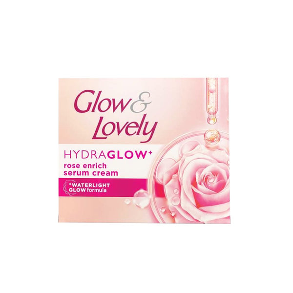 Glow & Lovely Hydra Glow+ Rose Enrich Serum Cream, 60g - My Vitamin Store