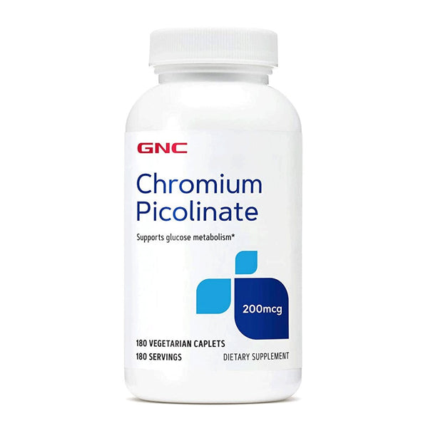 GNC Chromium Picolinate 200mcg, 180 Ct - My Vitamin Store