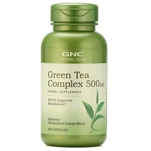 GNC Herbal Plus Green Tea Complex 500mg, 100 Ct - My Vitamin Store