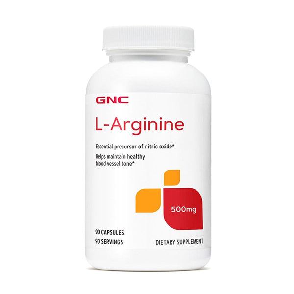 GNC L-Arginine 500mg, 90 Ct - My Vitamin Store