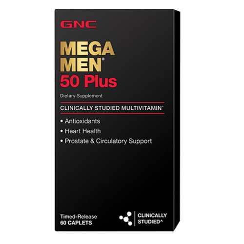 GNC Mega Men 50 Plus, 60 Ct - My Vitamin Store