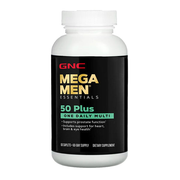 GNC Mega Men Essentials 50 Plus One Daily Multi, 60 Ct - My Vitamin Store