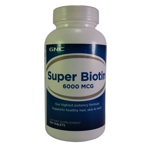 GNC Super Biotin 6000mcg, 150 Ct - My Vitamin Store