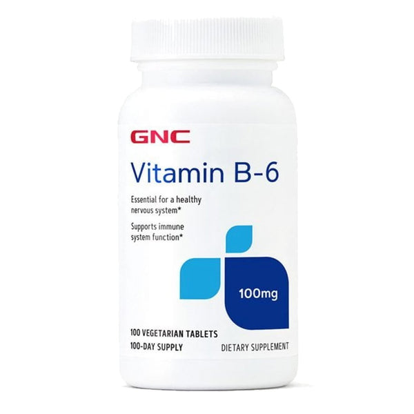 GNC Vitamin B-6 100mg, 100 Ct - My Vitamin Store