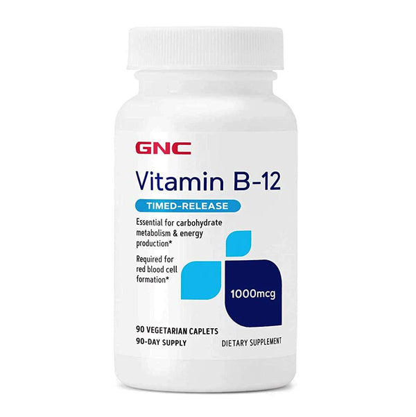 GNC Vitamin B12 1000 mcg, 90 Ct - My Vitamin Store