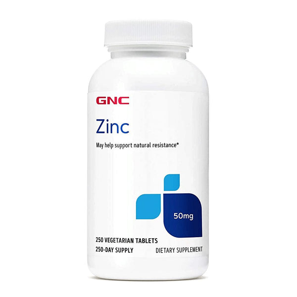 GNC Zinc 50mg, 250 Ct - My Vitamin Store