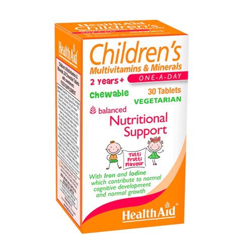 HealthAid Children's MultiVitamin + Minerals Chewable Tablets - My Vitamin Store