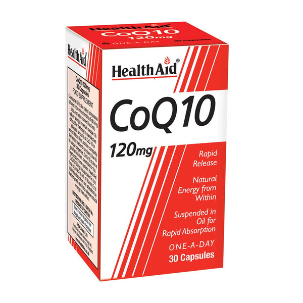 HealthAid CoQ10 120mg, 30 Ct - My Vitamin Store