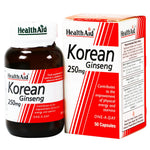 HealthAid Korean Ginseng 250mg, 50 Ct - My Vitamin Store
