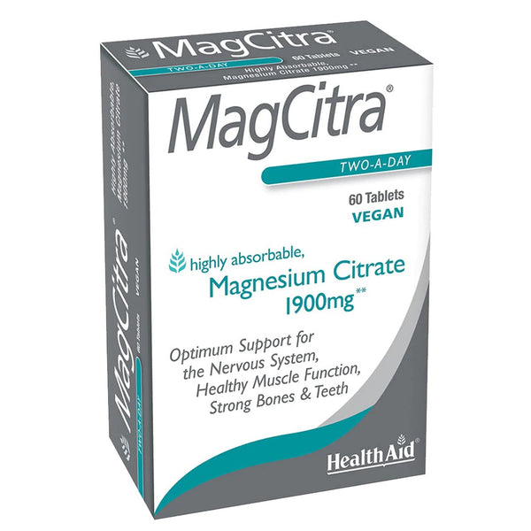HealthAid MagCitra, 60 Ct - My Vitamin Store