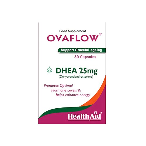 HealthAid Ovaflow DHEA 25mg, 30 Ct - My Vitamin Store