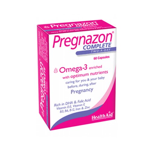 HealthAid Pregnazon Complete with Omega 3, 60 Ct - My Vitamin Store