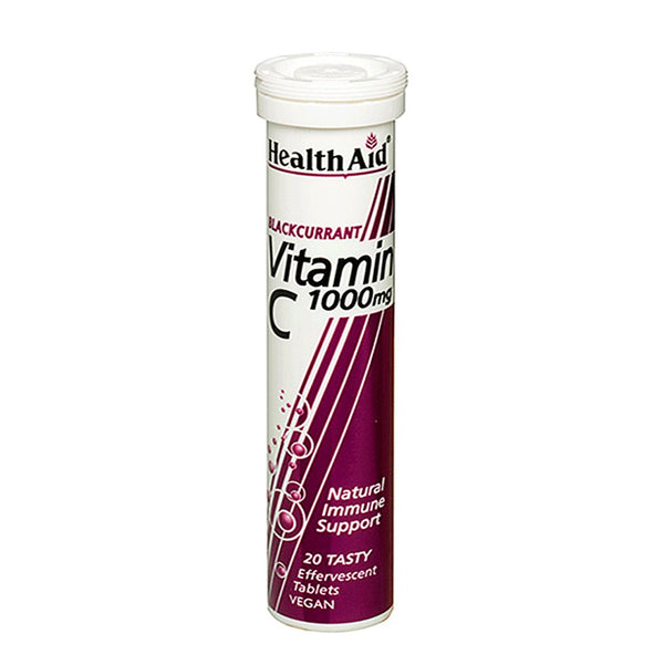 HealthAid Vitamin C 1000mg Effervescent (Blackcurrant) - My Vitamin Store