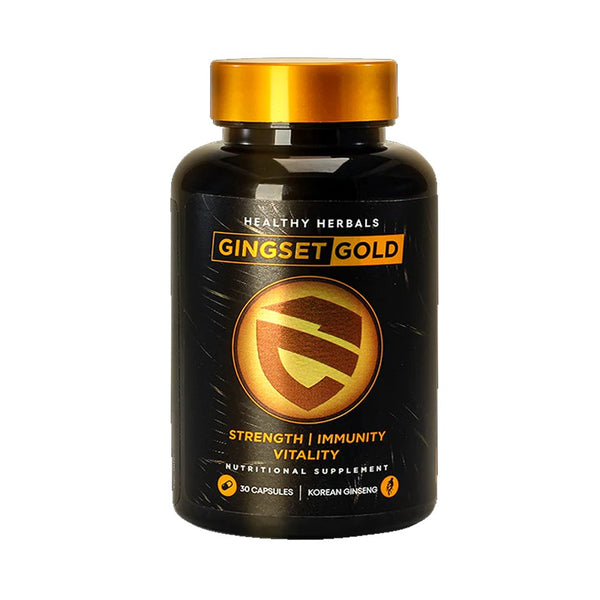 Healthy Herbals Gingset Gold, 30 Ct - My Vitamin Store