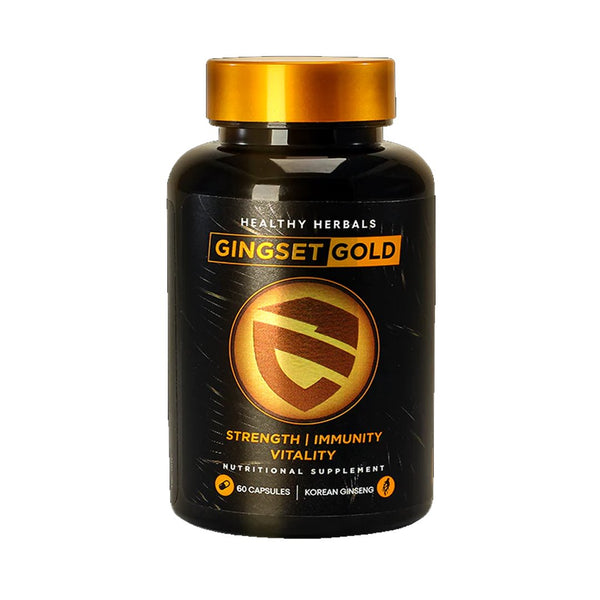 Healthy Herbals Gingset Gold, 60 Ct - My Vitamin Store