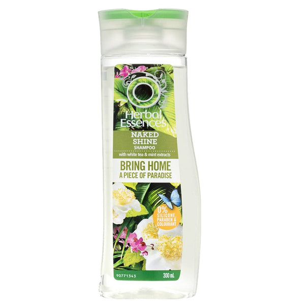 Herbal Essences Naked Shine Shampoo with White Tea & Mint Extracts, 300ml - My Vitamin Store
