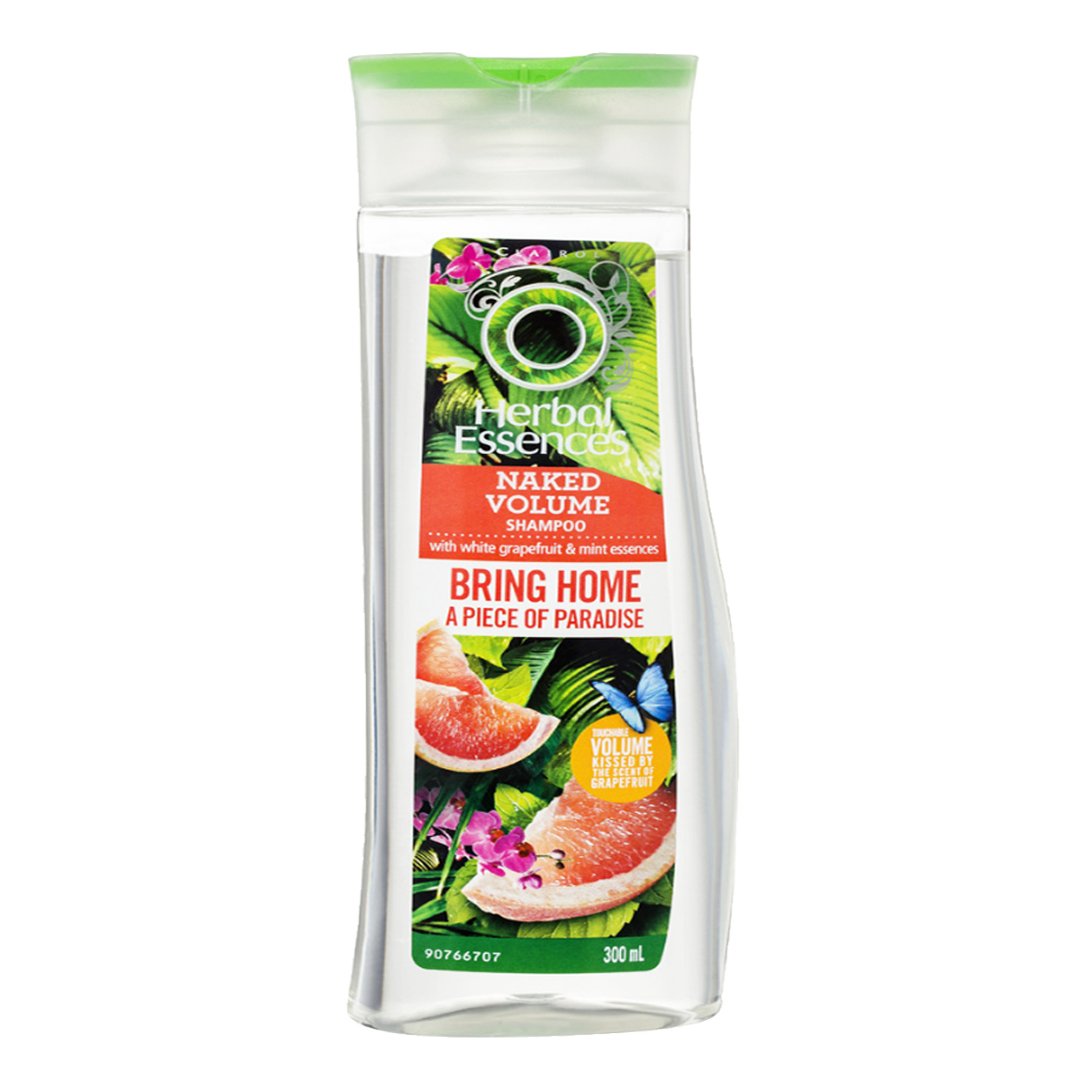 Herbal Essences Naked Volume Shampoo with White Grapefruit & Mint Essences, 300ml - My Vitamin Store