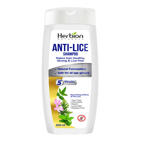 Herbion Anti-Lice Shampoo, 200ml - My Vitamin Store