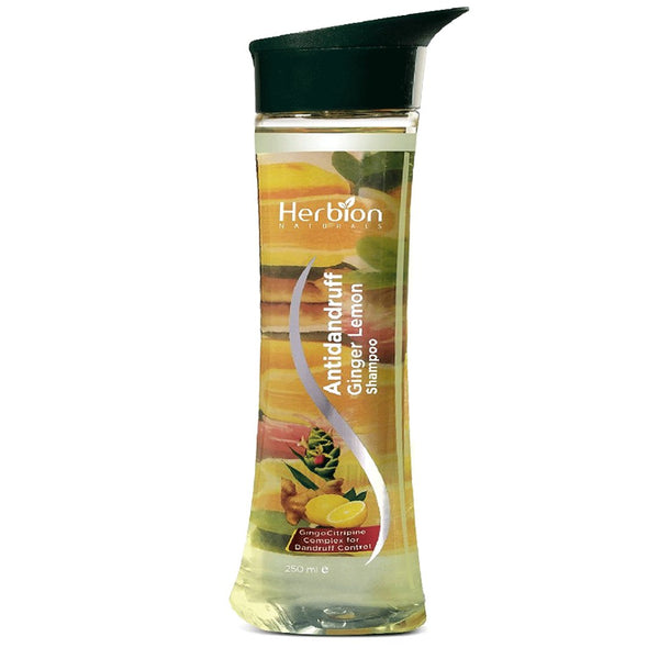 Herbion Antidandruff Ginger Lemon Shampoo, 250ml - My Vitamin Store