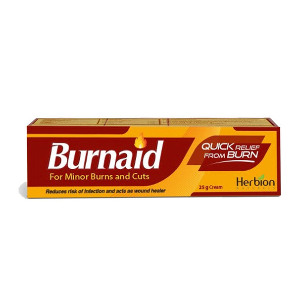 Herbion Burnaid Cream, 25g - My Vitamin Store