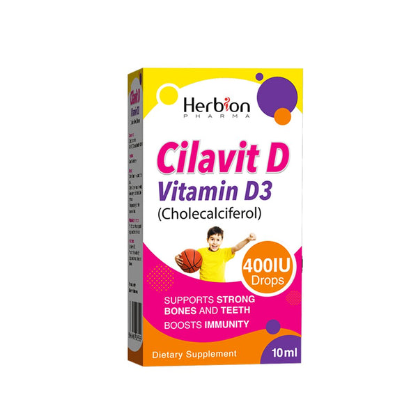 Herbion Cilavit D 400 IU Drops, 10ml - My Vitamin Store
