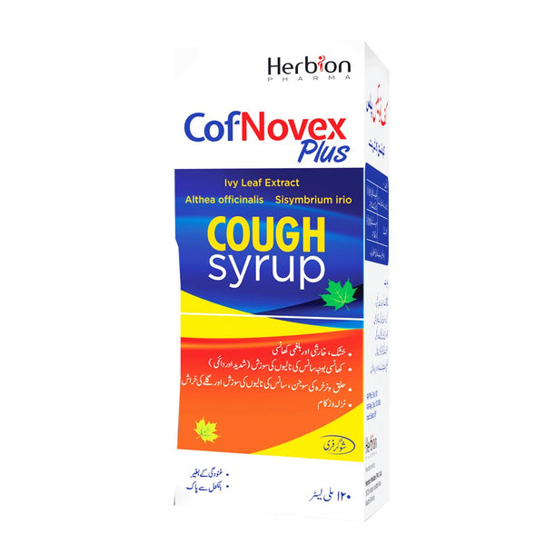 Herbion CofNovex Plus Cough Syrup, 120ml - My Vitamin Store