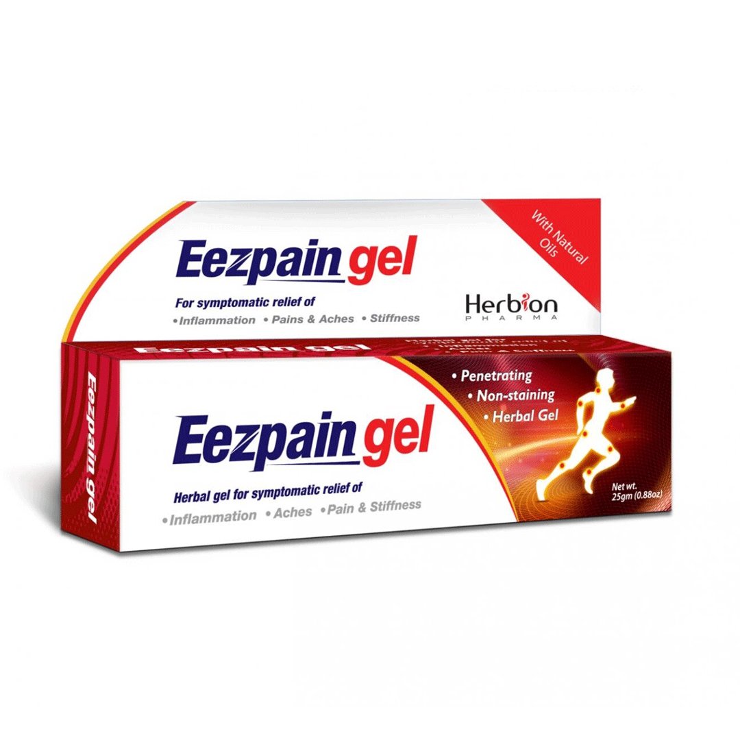 Herbion Eezpain Gel, 25g - My Vitamin Store