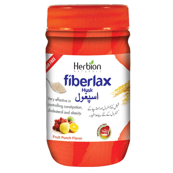 Herbion Fiberlax Fruit Punch Husk, 140g - My Vitamin Store