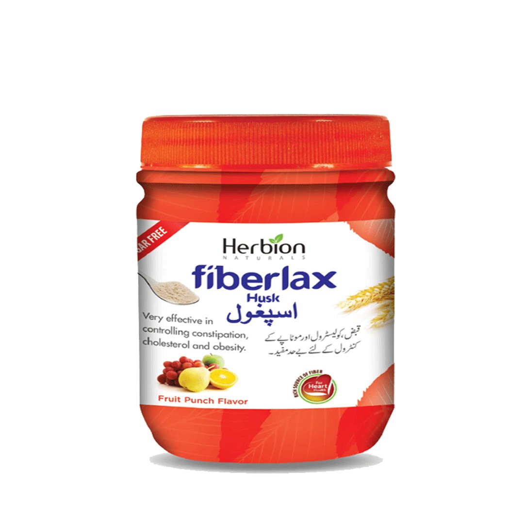 Herbion Fiberlax Fruit Punch Husk, 85g - My Vitamin Store