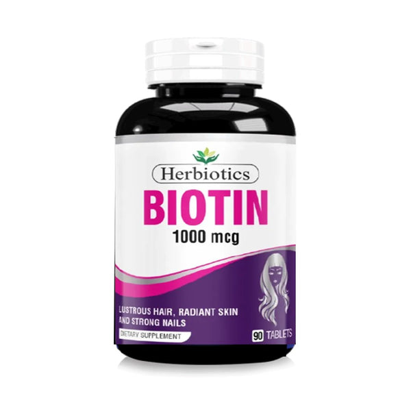 Herbiotics Biotin 1000mcg, 90 Ct - My Vitamin Store