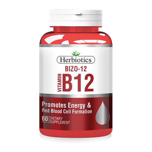 Herbiotics Bizo-12 (Vitamin B12), 60 Ct - My Vitamin Store
