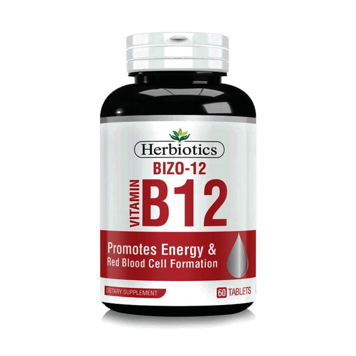 Herbiotics Bizo-12 (Vitamin B12), 60 Ct - My Vitamin Store