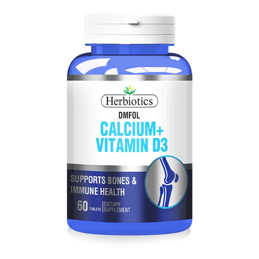 Herbiotics Dmfol (Calcium + Vitamin D3), 60 Ct - My Vitamin Store