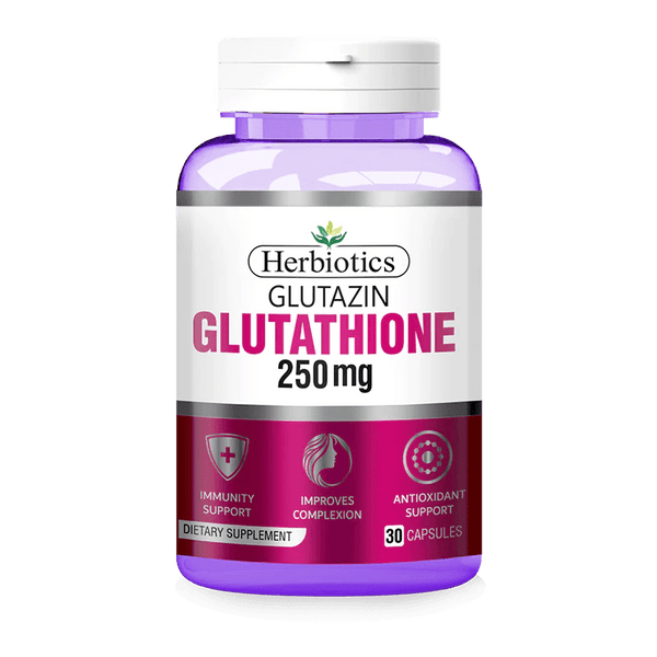 Herbiotics Glutazin (Glutathione) 250mg, 30 Ct - My Vitamin Store